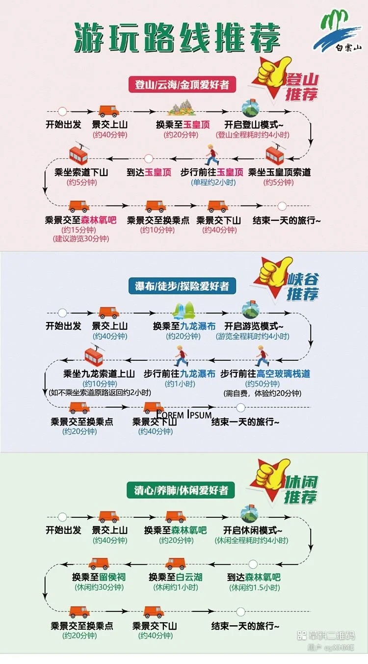 白云山学生免门票啦～洛阳发车