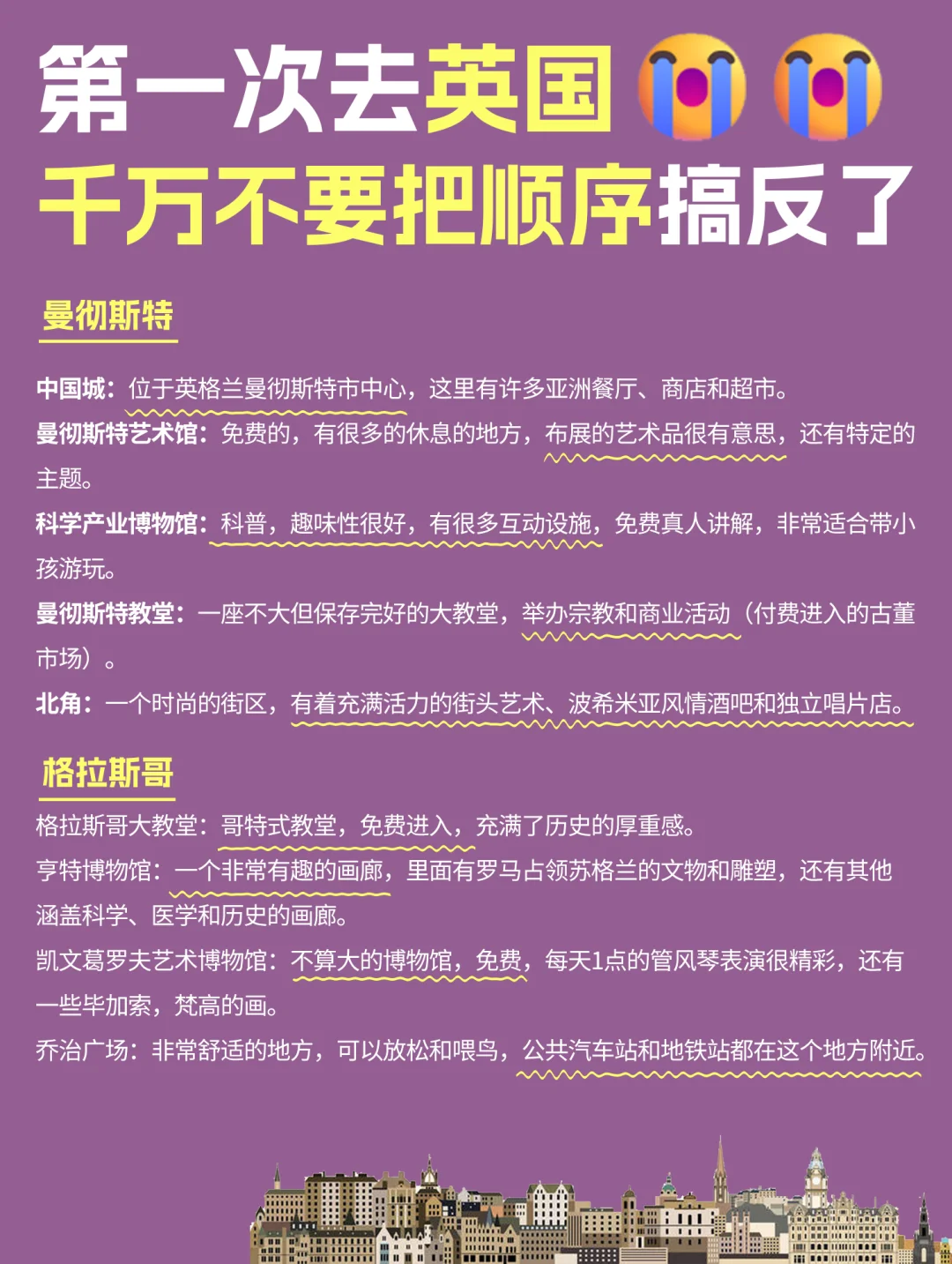 第1次来英国旅游‼️千万别把顺序搞反了😭