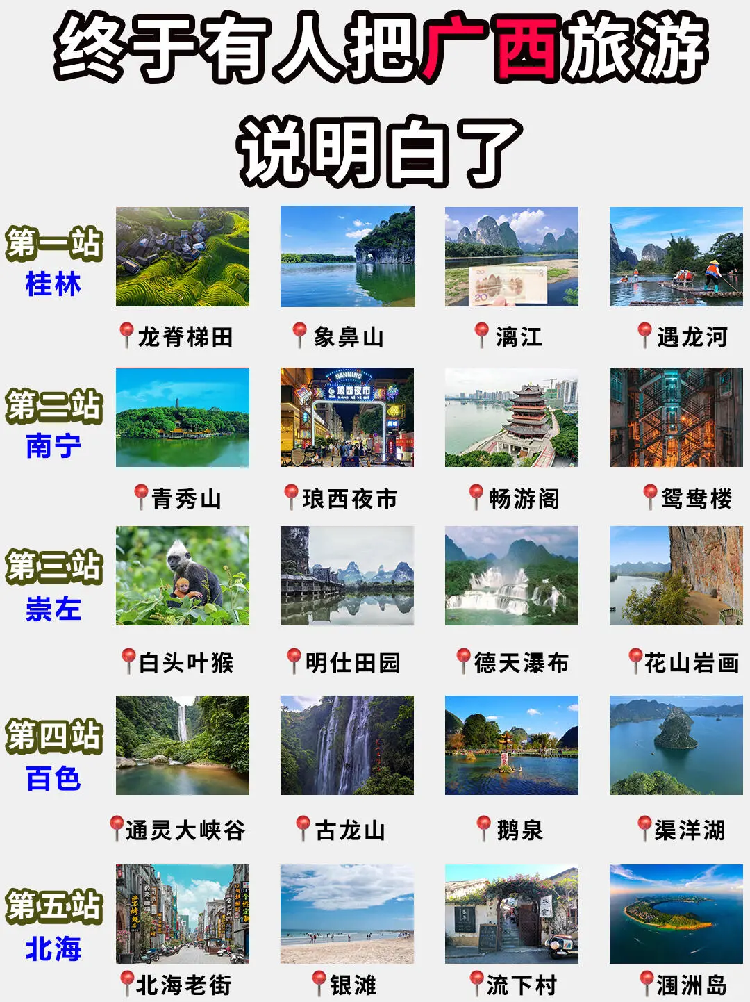广西最全旅游攻略l冬天过来玩的姐妹请收藏