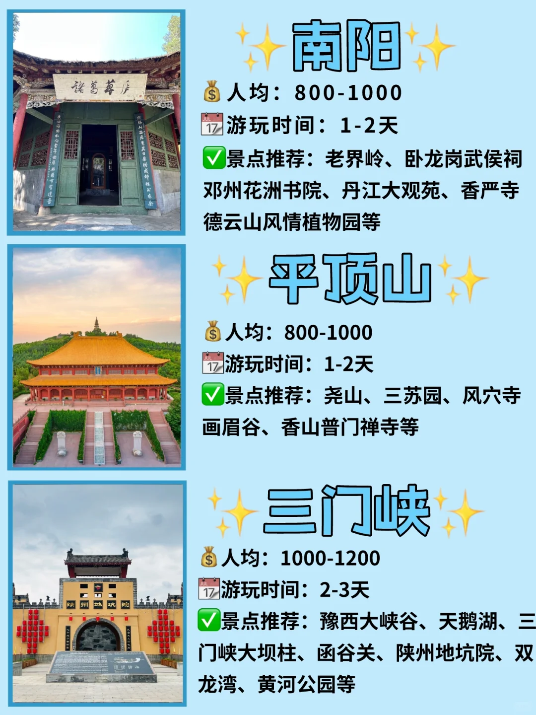 听劝❗春节来河南旅游景点推荐✌️一图秒懂