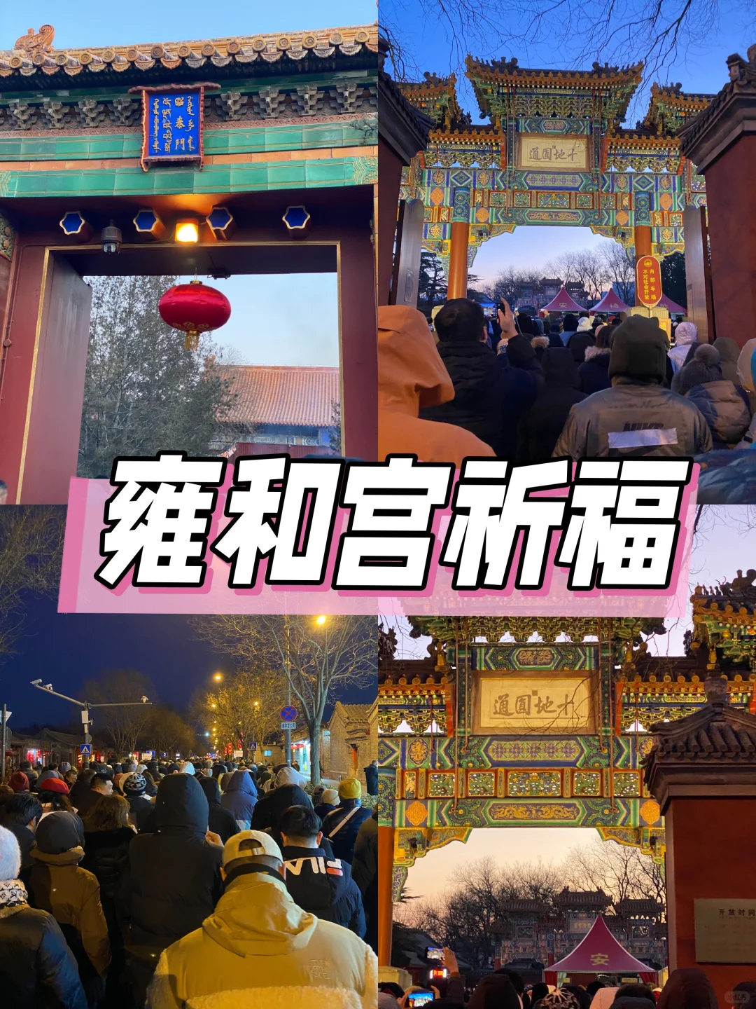 新年祈福 I 雍和宫新春祈福，先冲啦