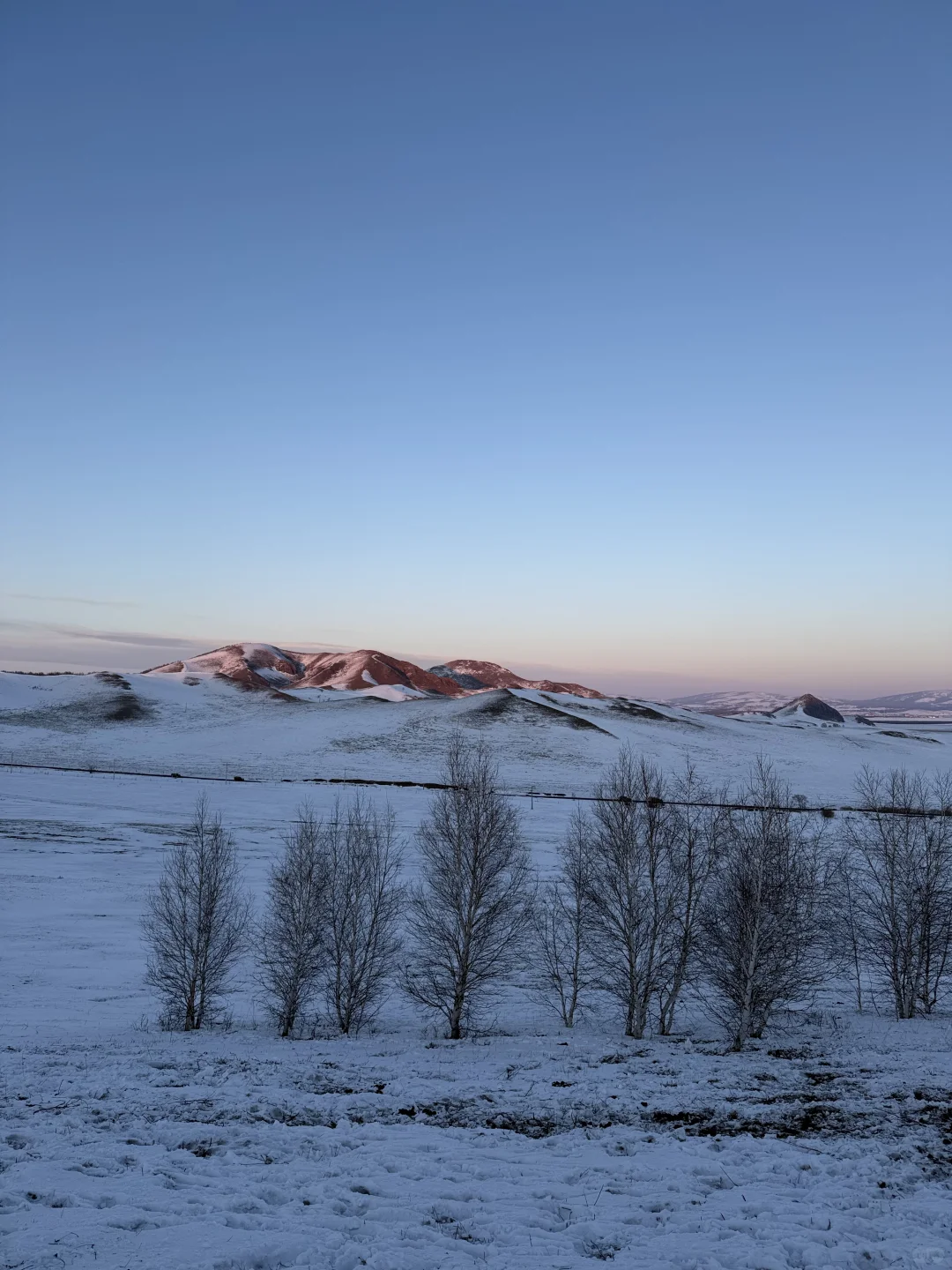 ❄️来之前也没人说冬天乌兰布统是这样的呀…