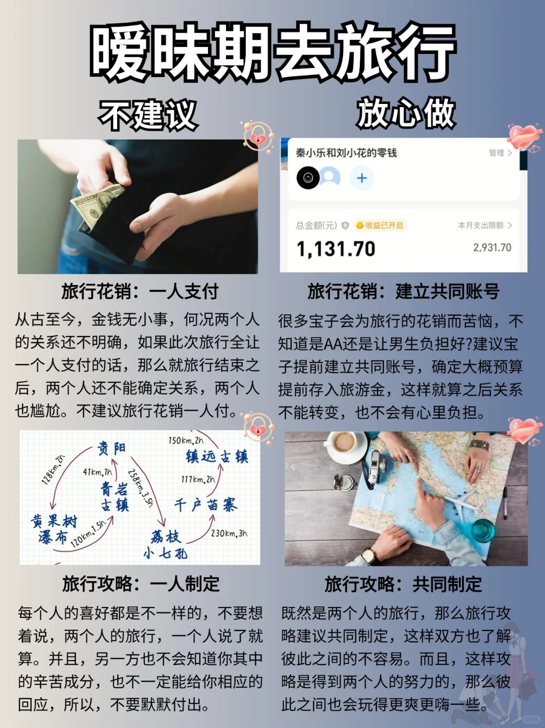 暧昧期去旅行，24条须知，不建议&放心做