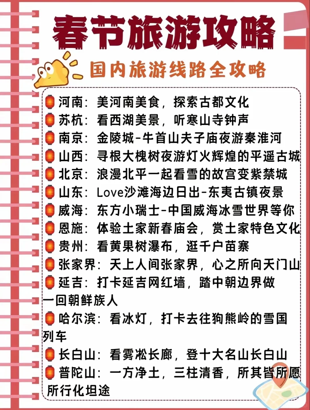哇😭…春节居然这么多好去处‼️快来看
