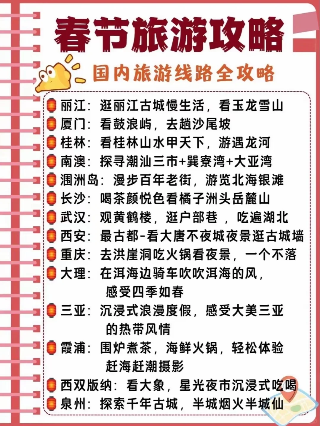 哇😭…春节居然这么多好去处‼️快来看
