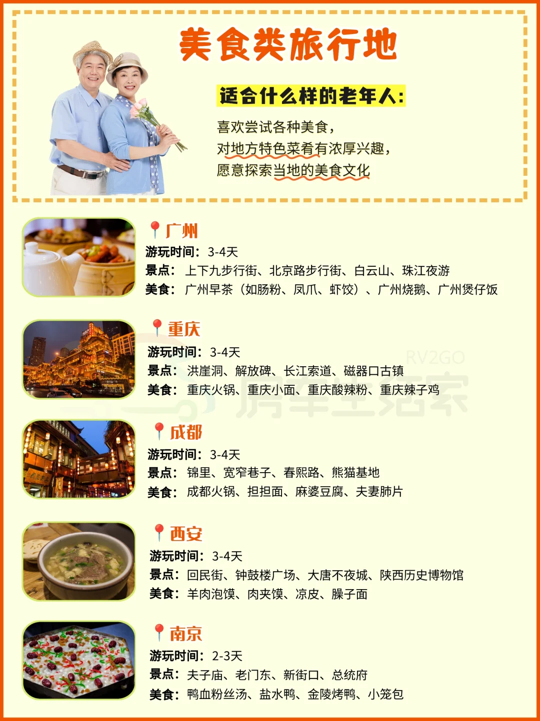 适合带父母去旅行目的地盘点📍按喜好分类