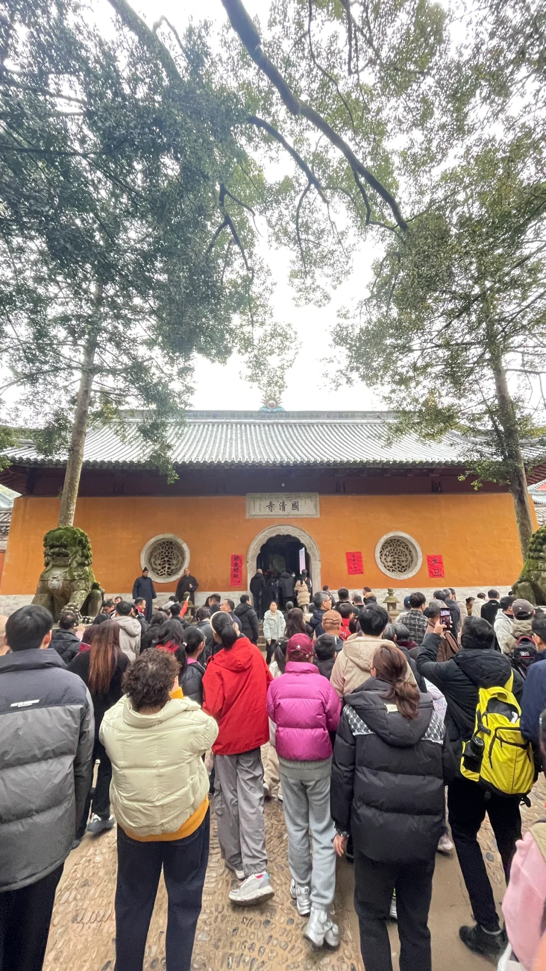 年初四的国清寺，走一走……