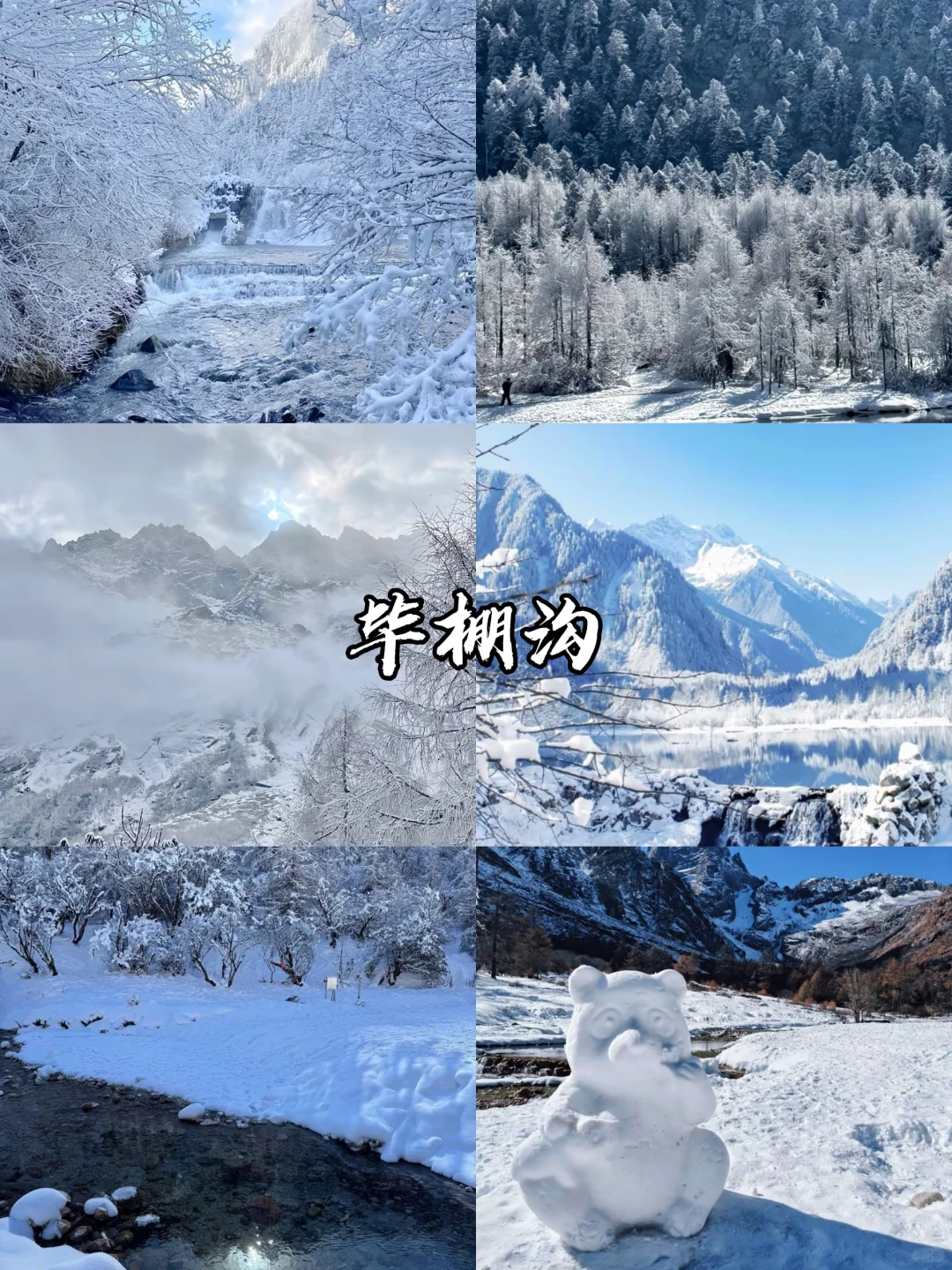 🔥强烈推荐！四川赏雪好去处😍抄作业啦