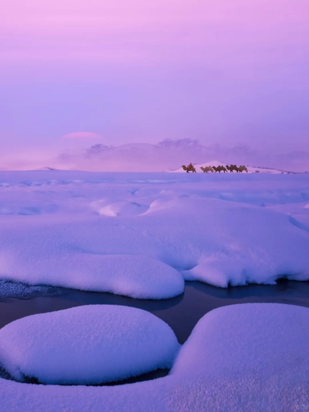 反向旅行❄️冬日赤峰美成磅礴中国画！