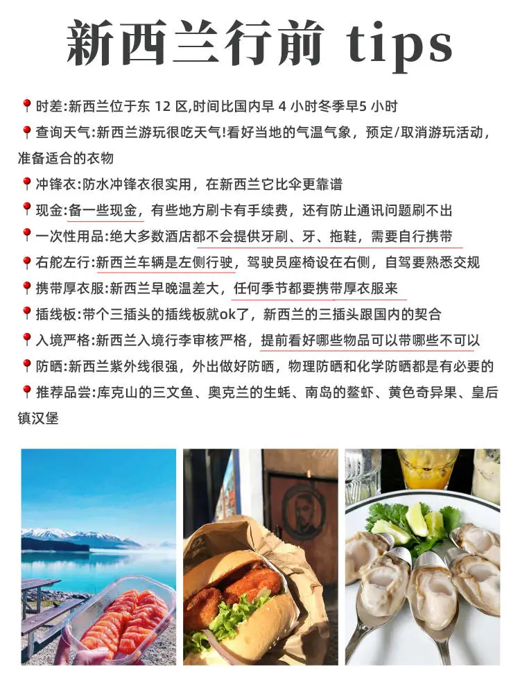 不看白来新西兰❌南北岛全攻略一篇看懂