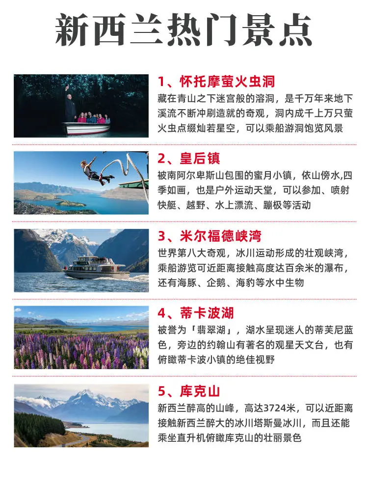 不看白来新西兰❌南北岛全攻略一篇看懂