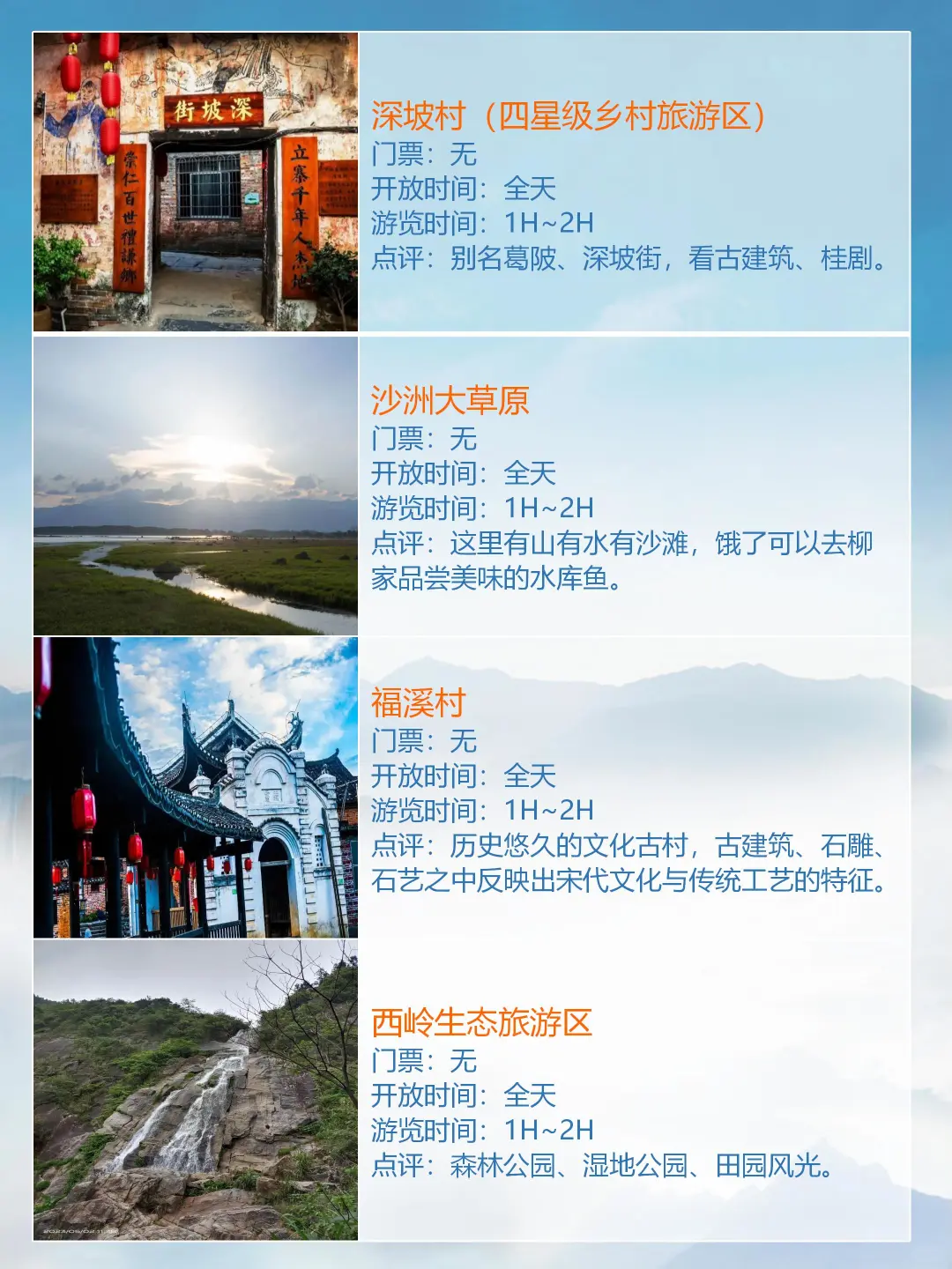 贺州富川❤️16个旅游景点推荐❤️