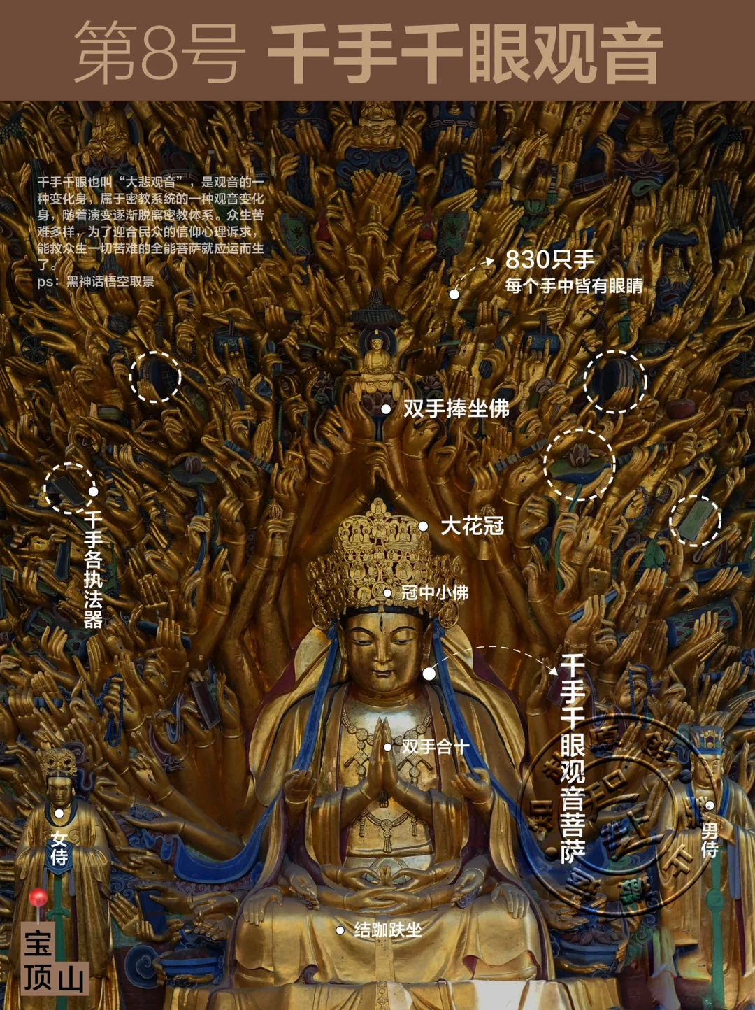 花3000从大足石刻打包的知识！💜不看亏了！