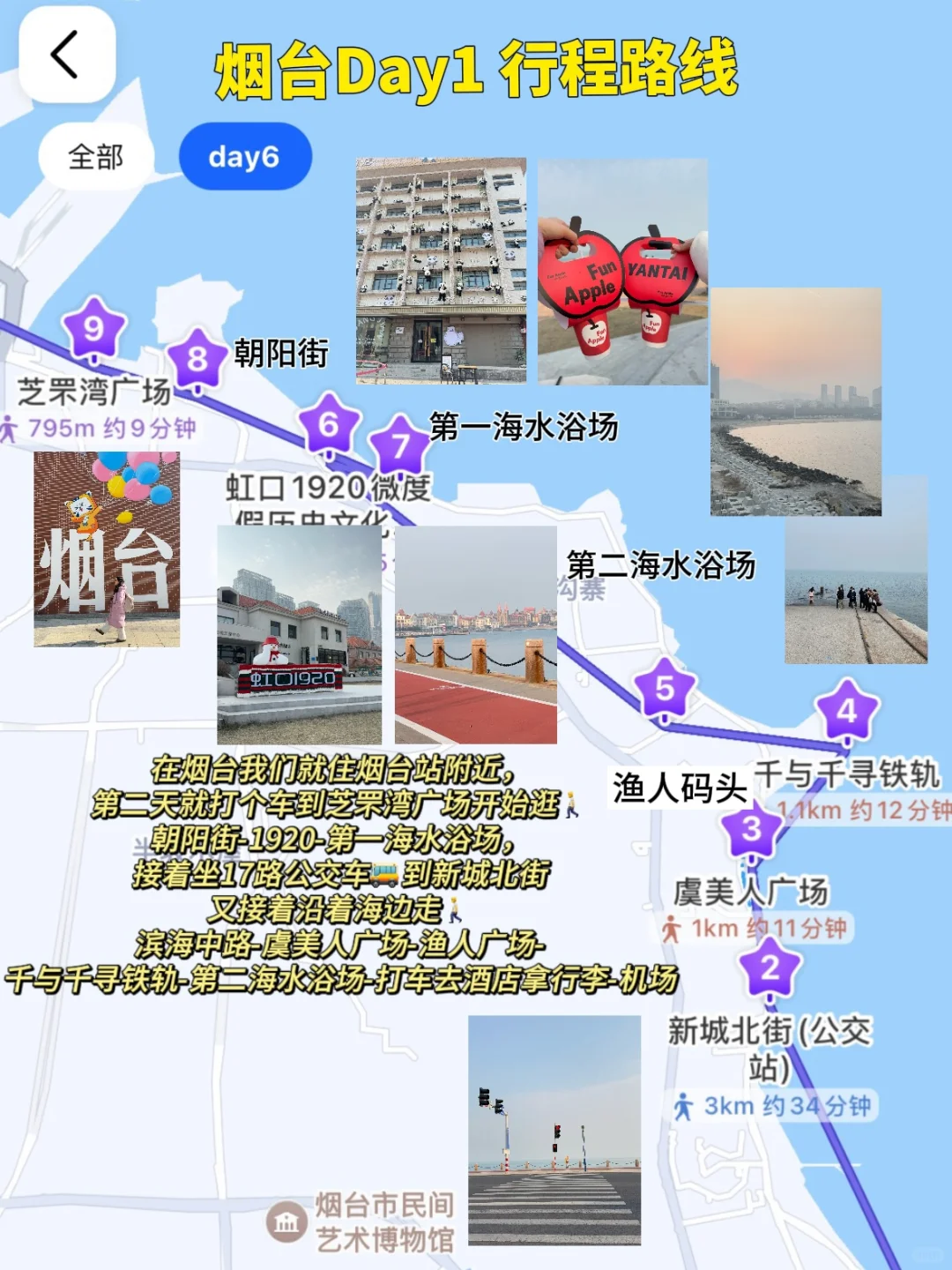青岛威海烟台6天5晚，特种兵旅行攻略‼️