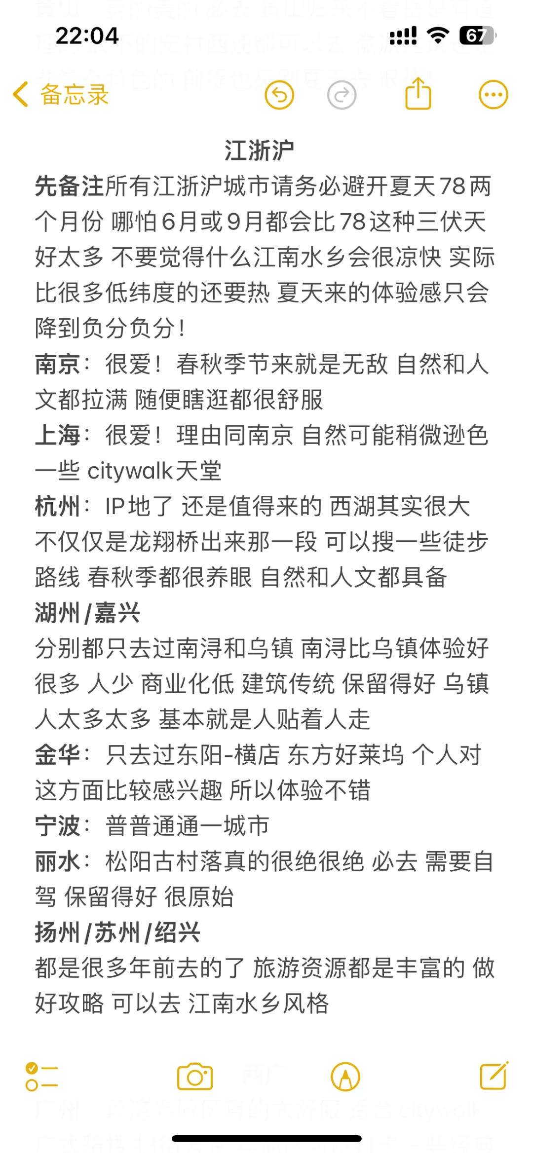 国内旅游省流版总结