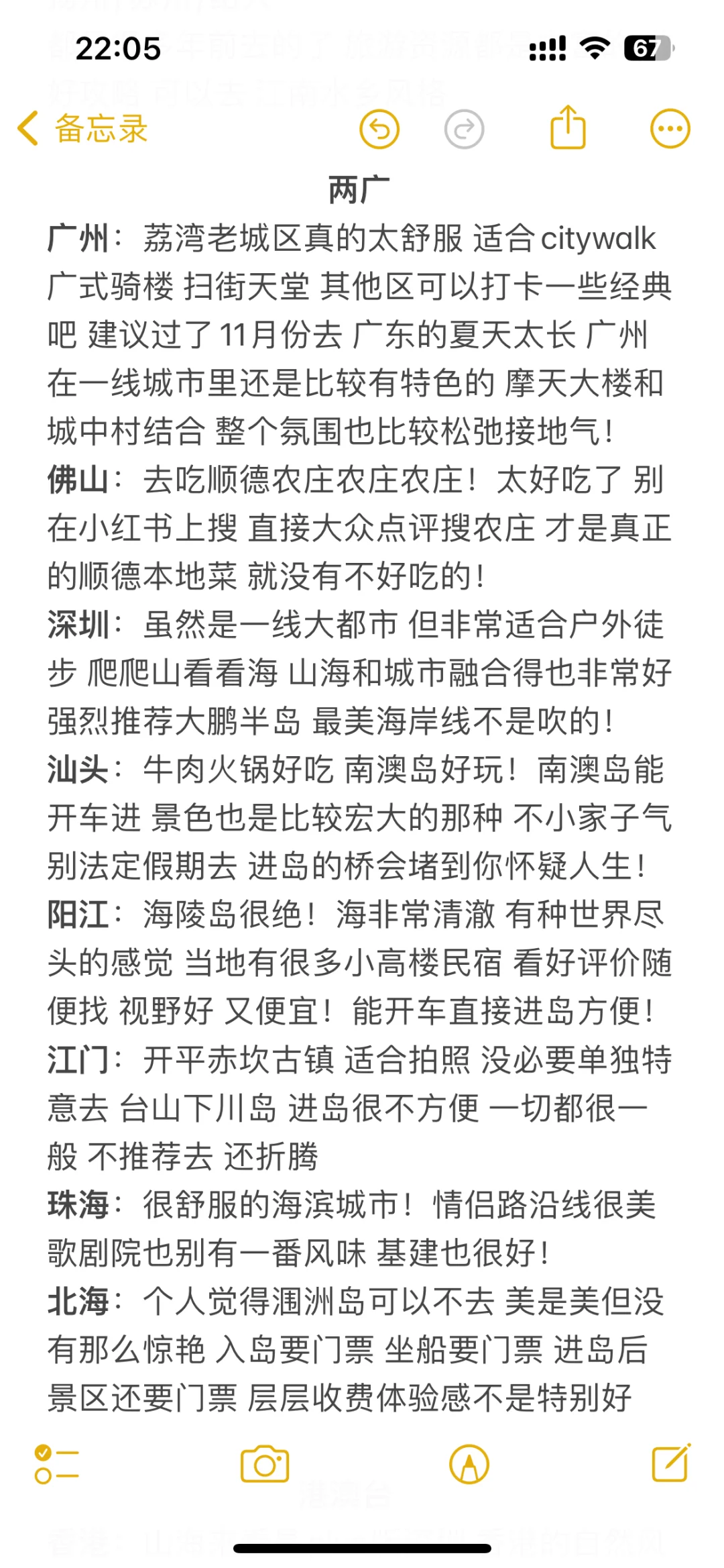 国内旅游省流版总结
