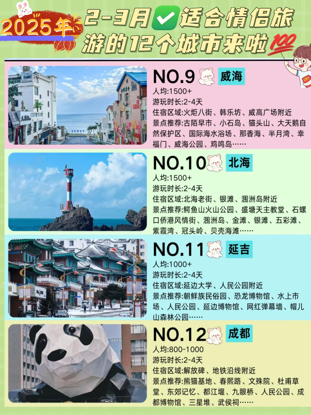 2 - 3月去这12个城市情侣浪漫指数直接拉满