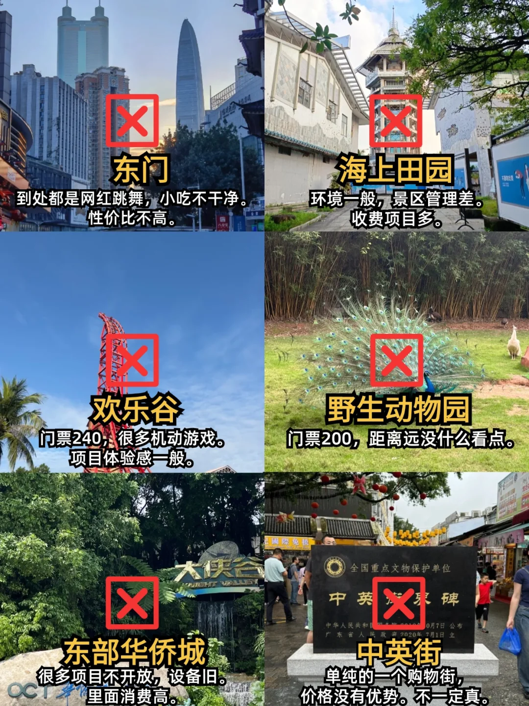 深圳会惩罚每一个不做攻略的人😭😭！！