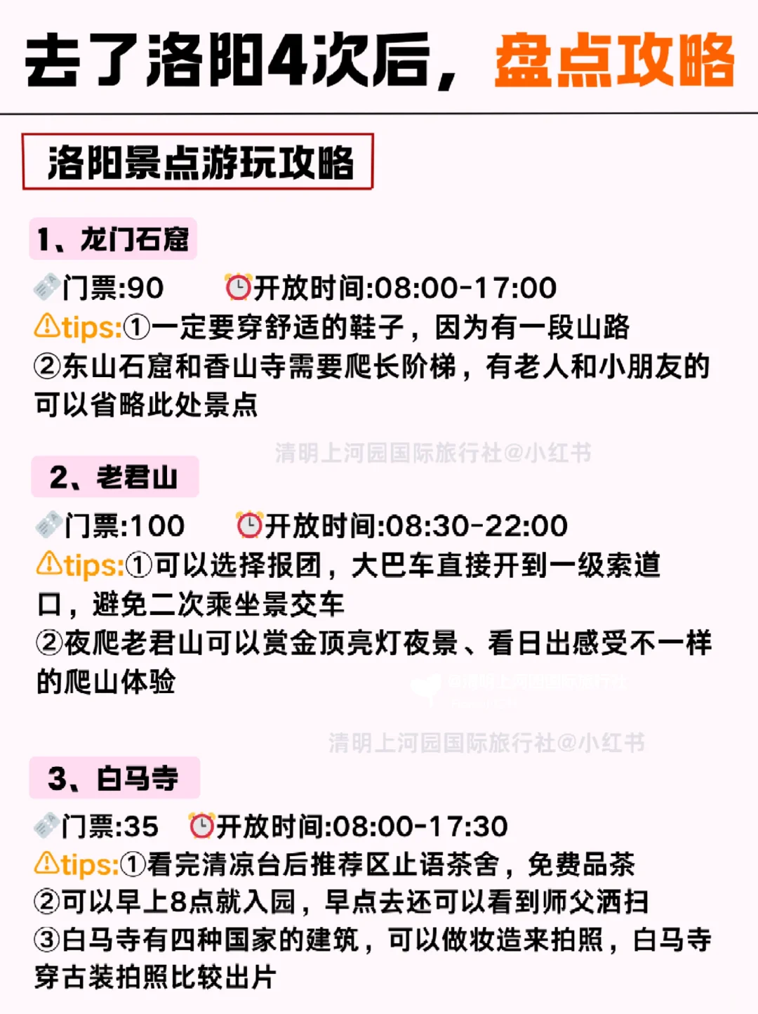 带娃去洛阳听劝😭熬夜总结❗保姆级攻略❗
