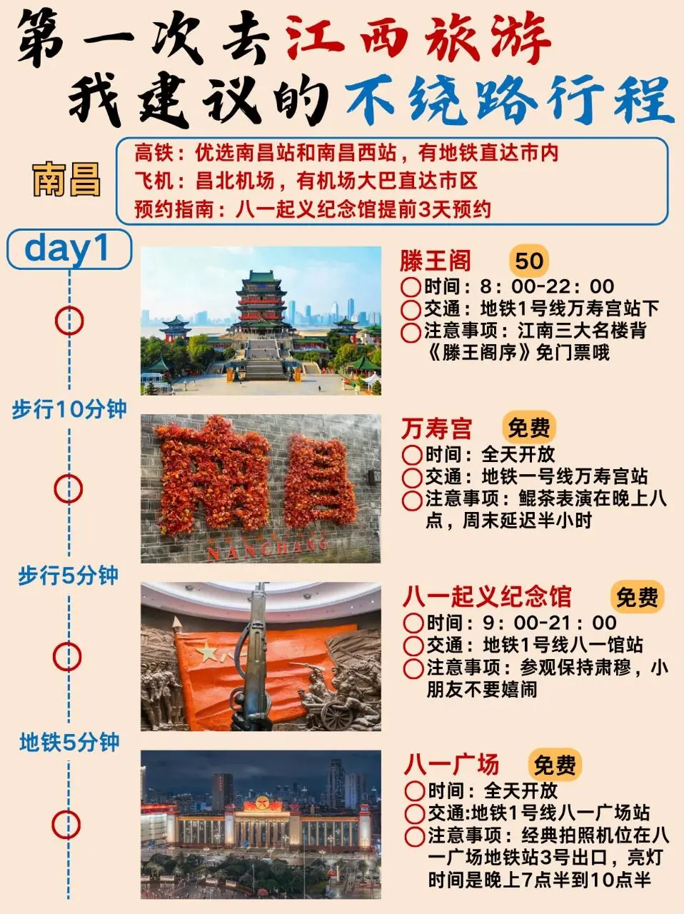3月来江西旅游的赶紧收藏吧📸花了一天
