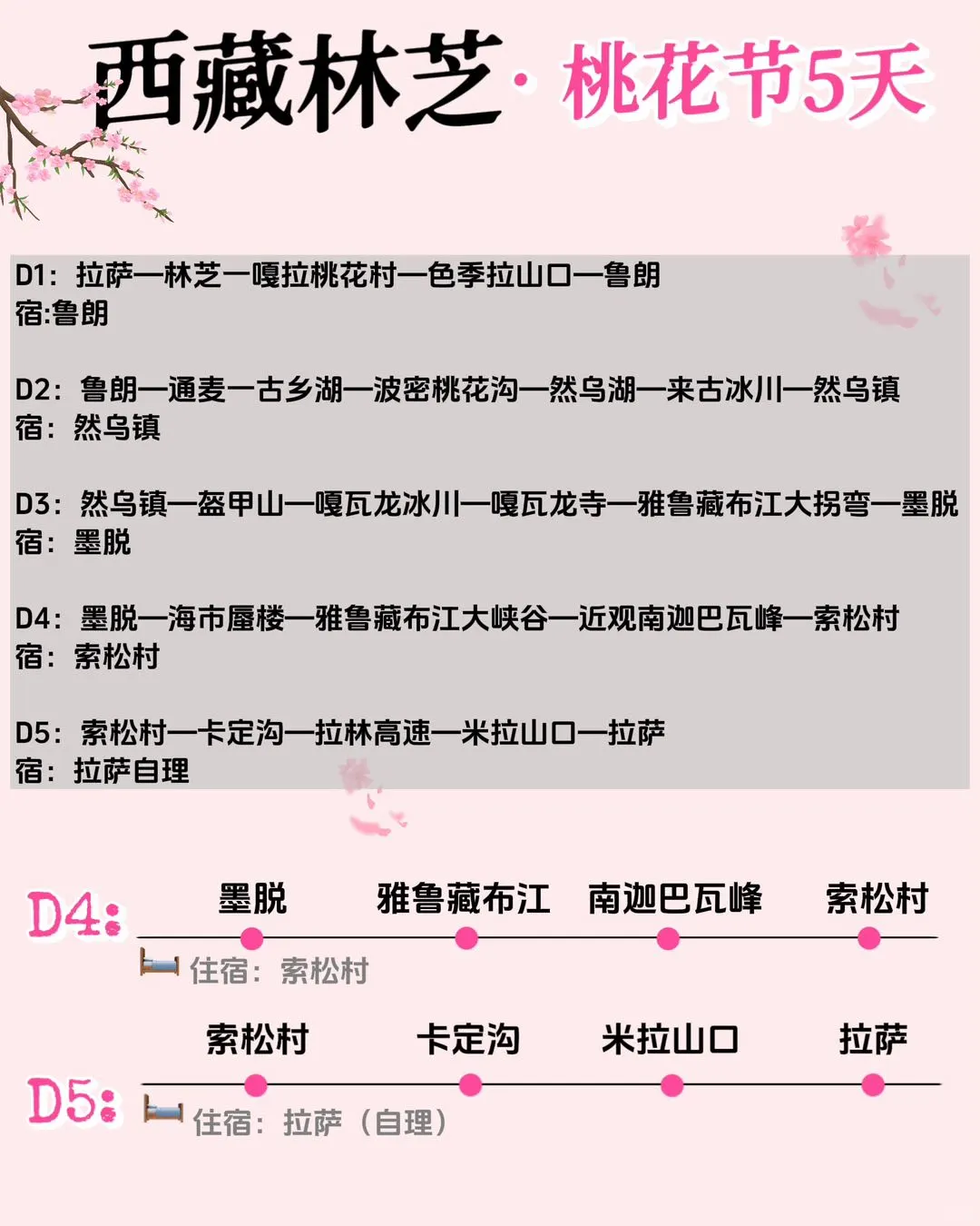 西藏林芝超详细旅游攻略✅去看桃花盛开