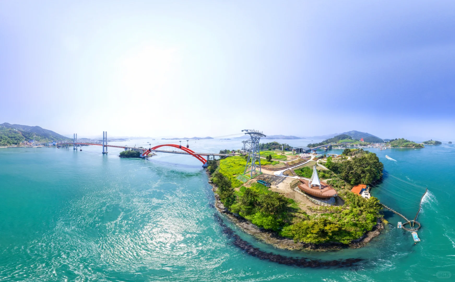 韩国旅游｜庆南泗川海景缆车+水族馆组合～
