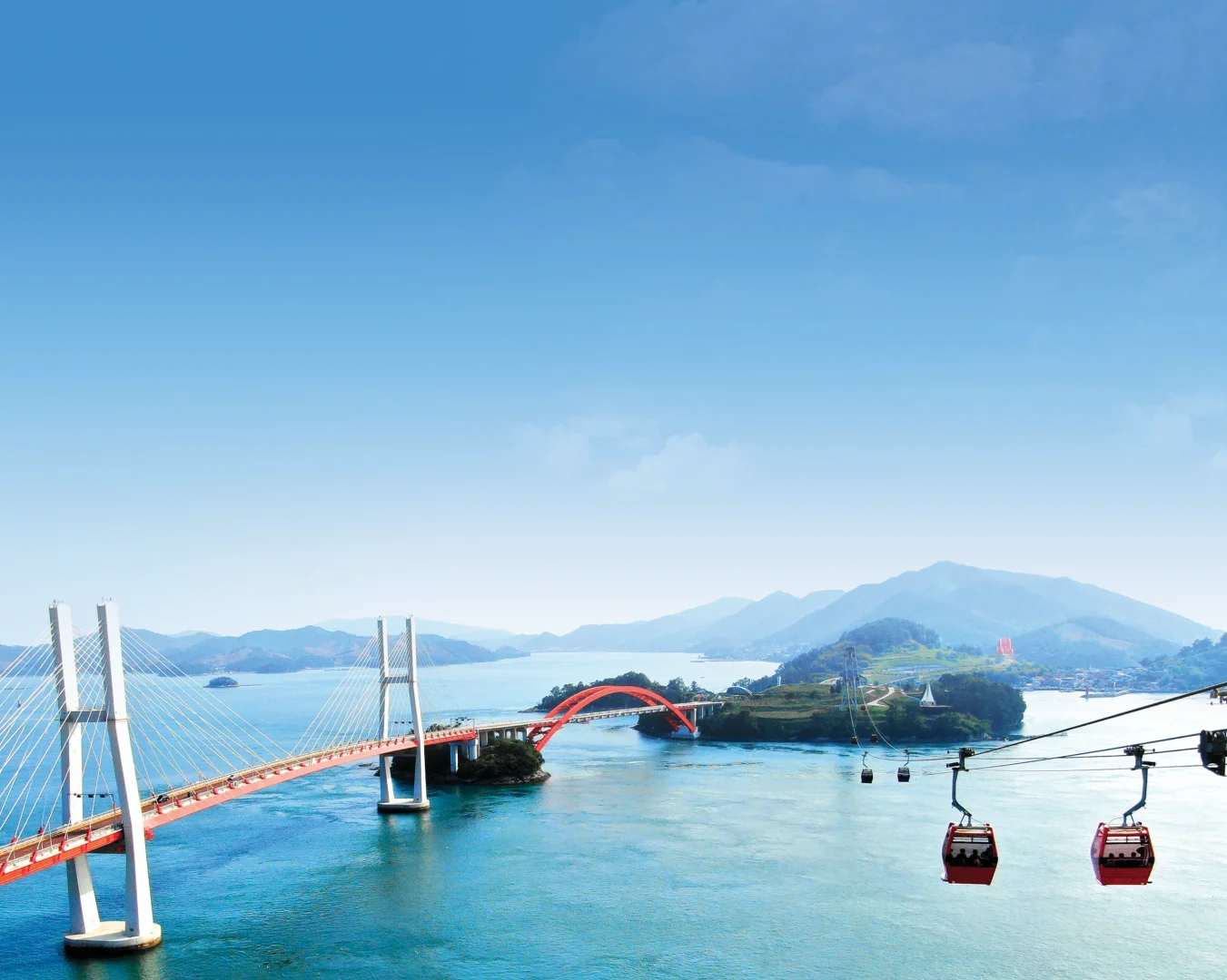 韩国旅游｜庆南泗川海景缆车+水族馆组合～
