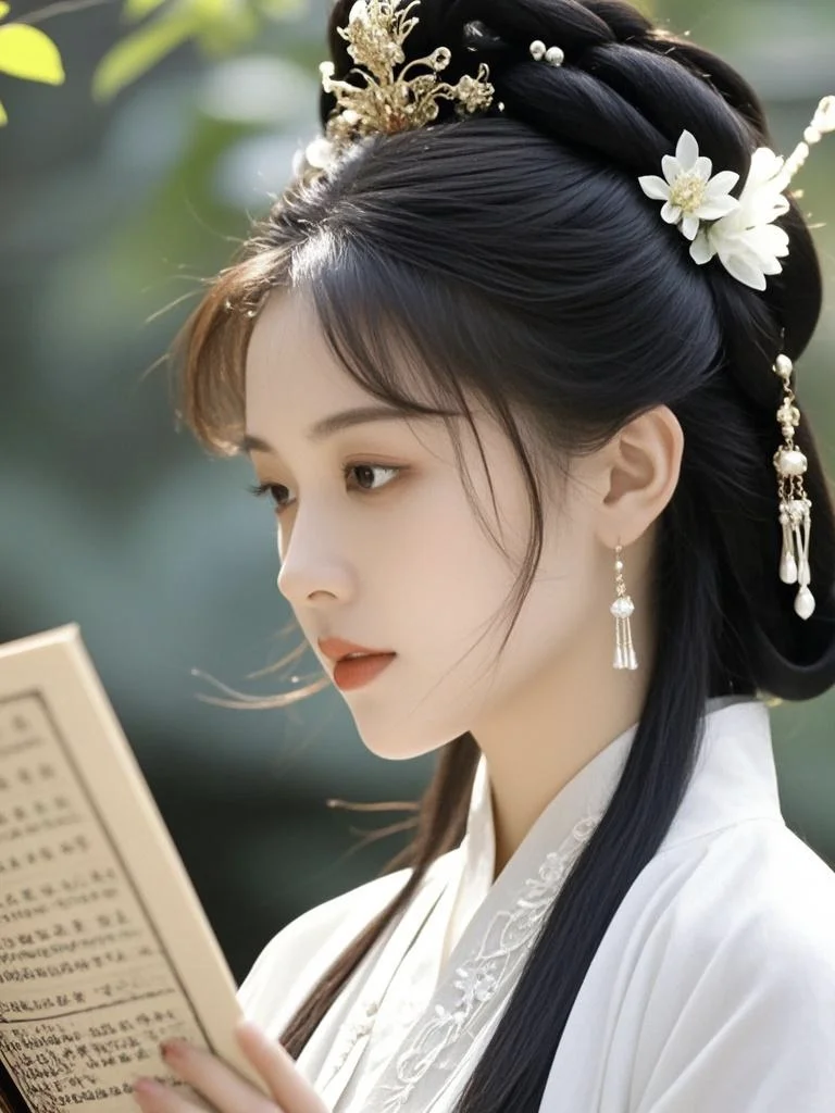 美女壁纸︳清冷感古风佳人，美到窒息🥰！