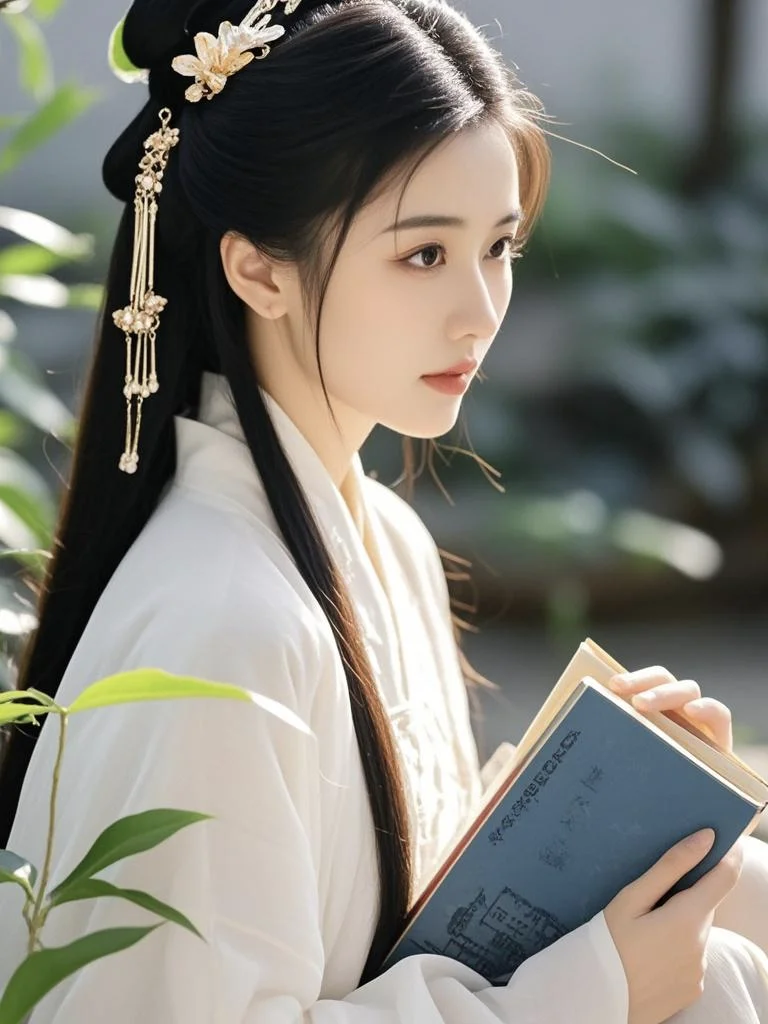 美女壁纸︳清冷感古风佳人，美到窒息🥰！