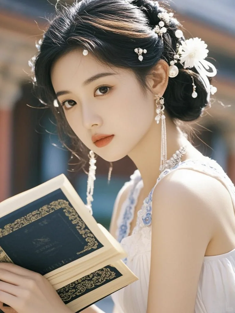 美女壁纸︳清冷感古风佳人，美到窒息🥰！