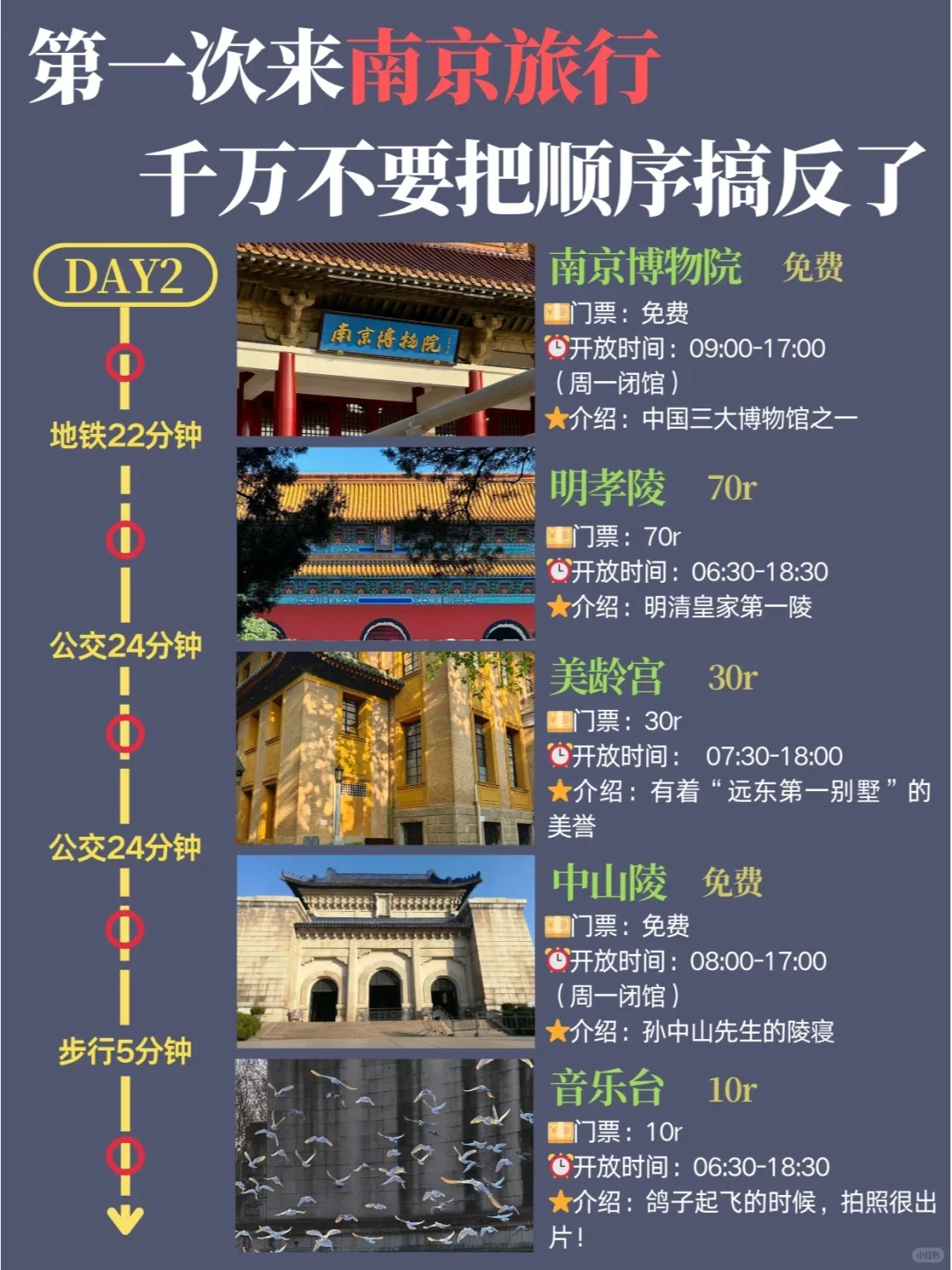 南京旅游攻略｜3日游不绕路路线