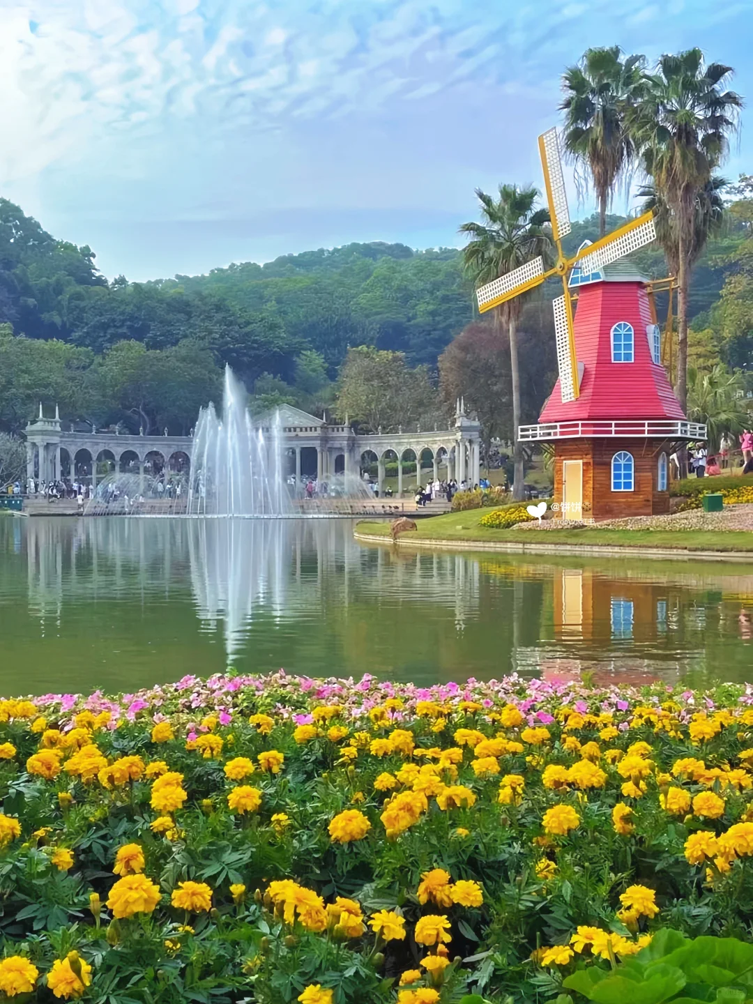 在广州！地铁直达🚇现实版莫奈花园🌷