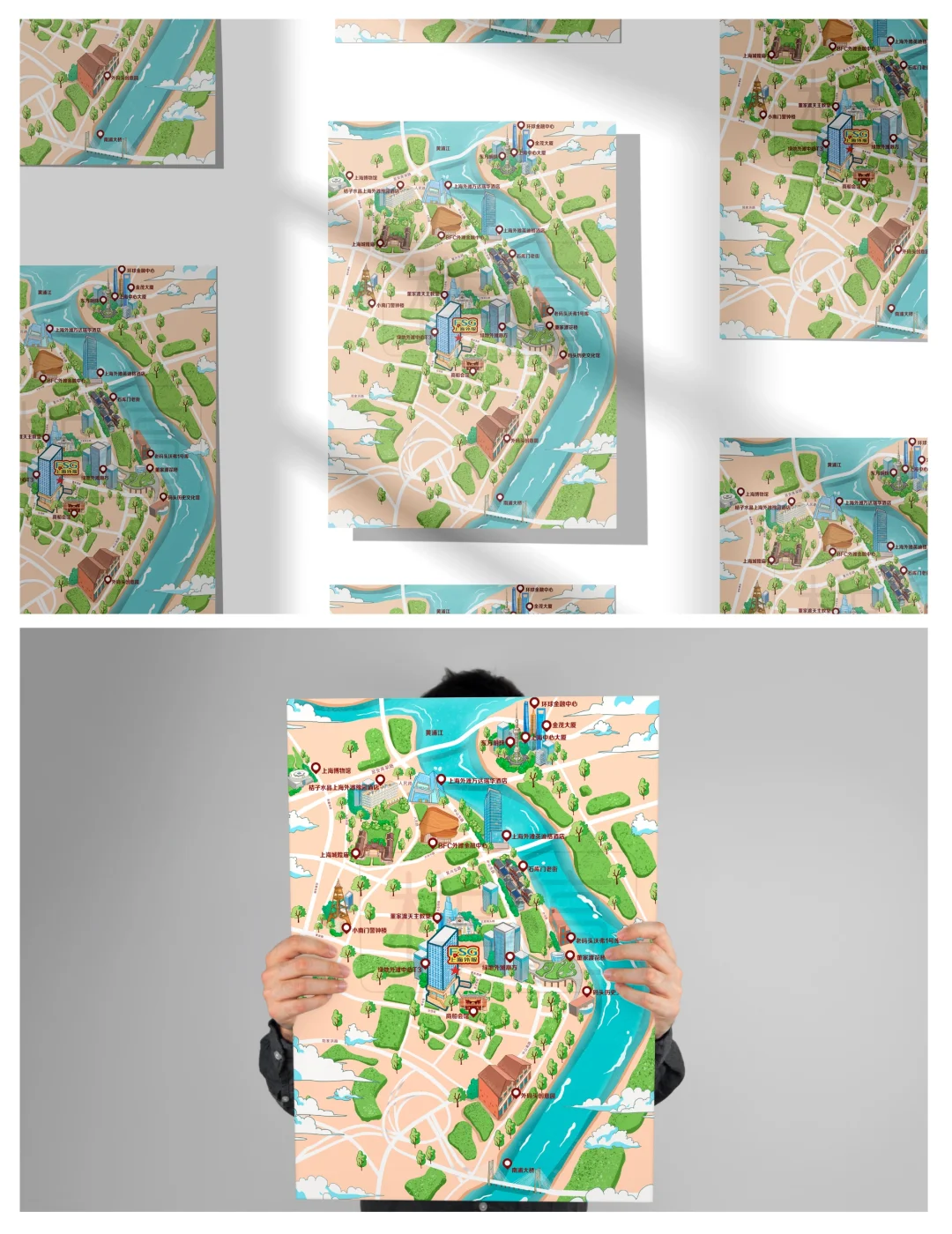 地图设计丨景区旅游地图