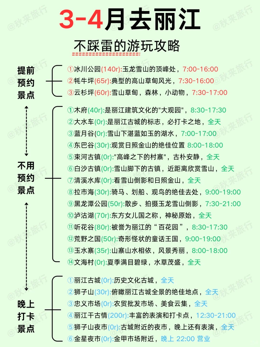3-4🈷️去丽江旅游✅不踩雷攻略‼️
