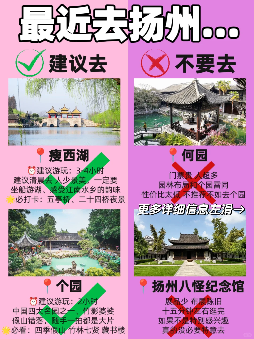 “扬州很一般，没想象中好”他说这话我不信