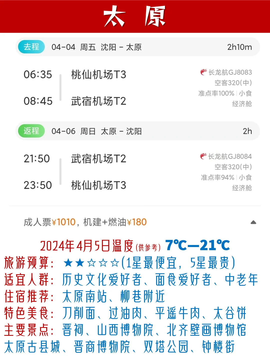 沈阳出发系列，清明节旅游特辑