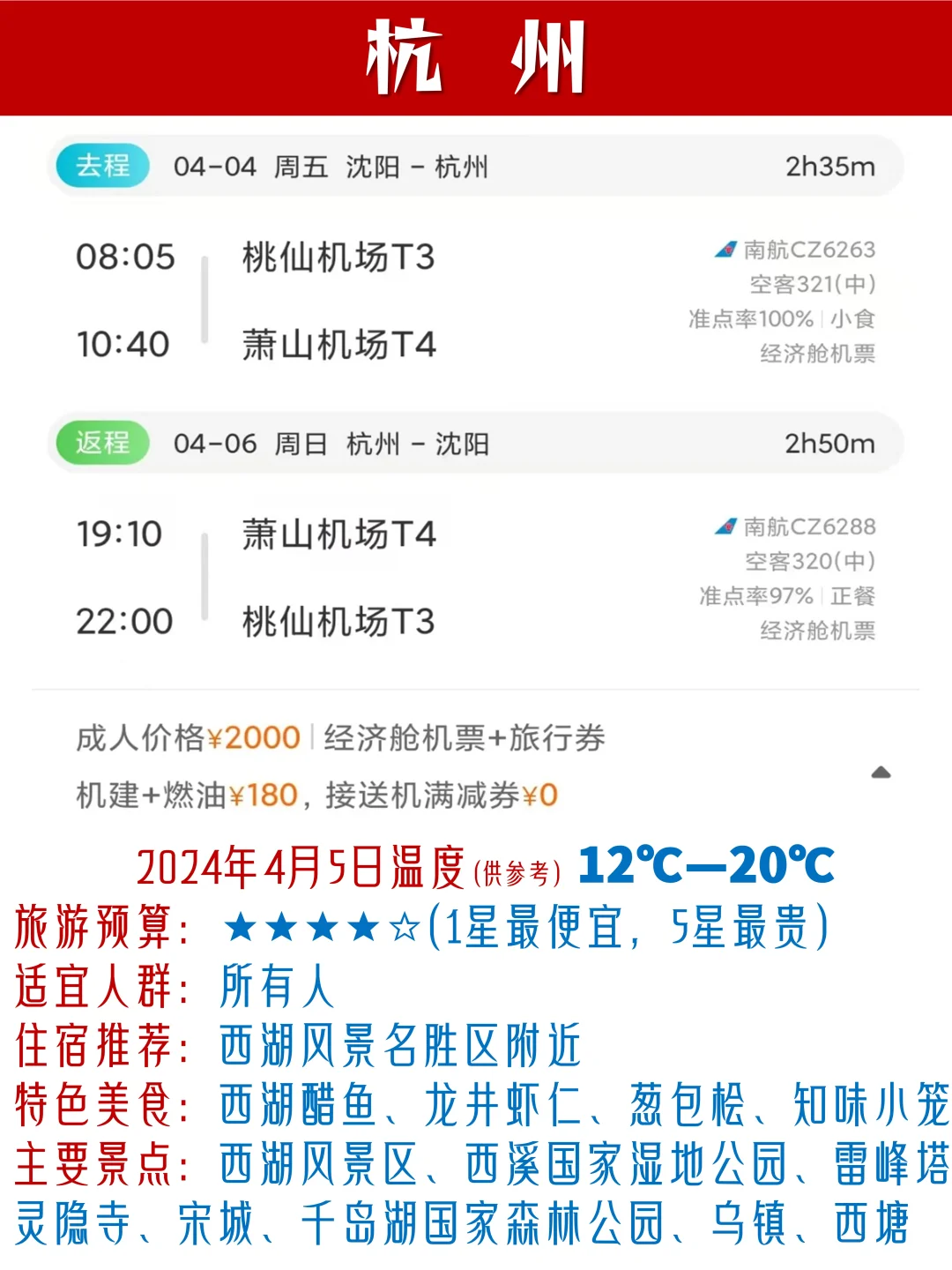 沈阳出发系列，清明节旅游特辑