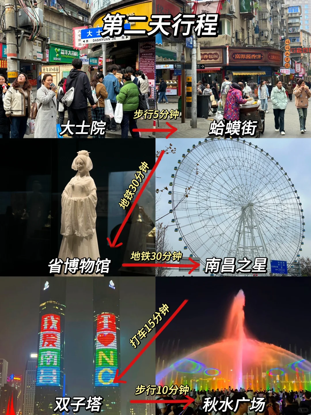 对自己的南昌攻略满意到睡不着觉….