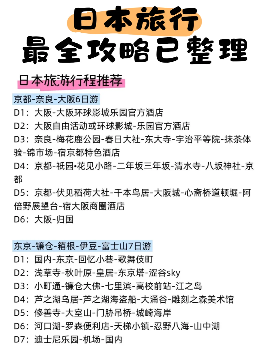 日本游必看！3-5月最新攻略，赶紧码住✈️