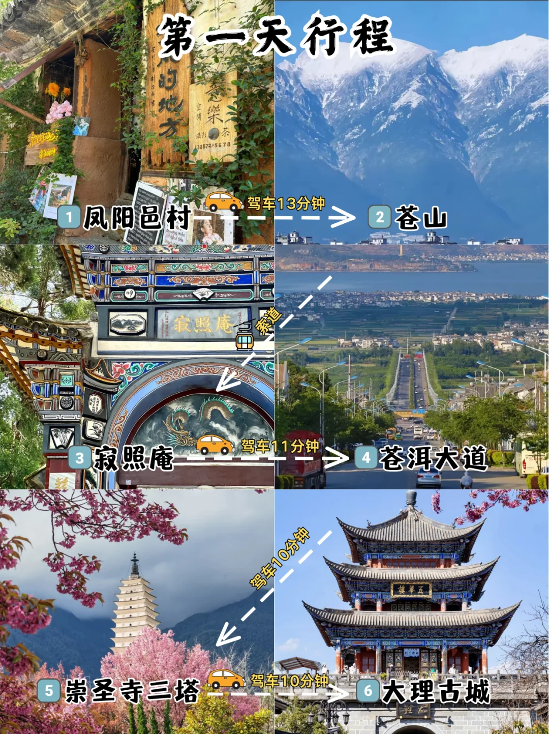 大理旅游攻略🔥3天2晚怎么玩？