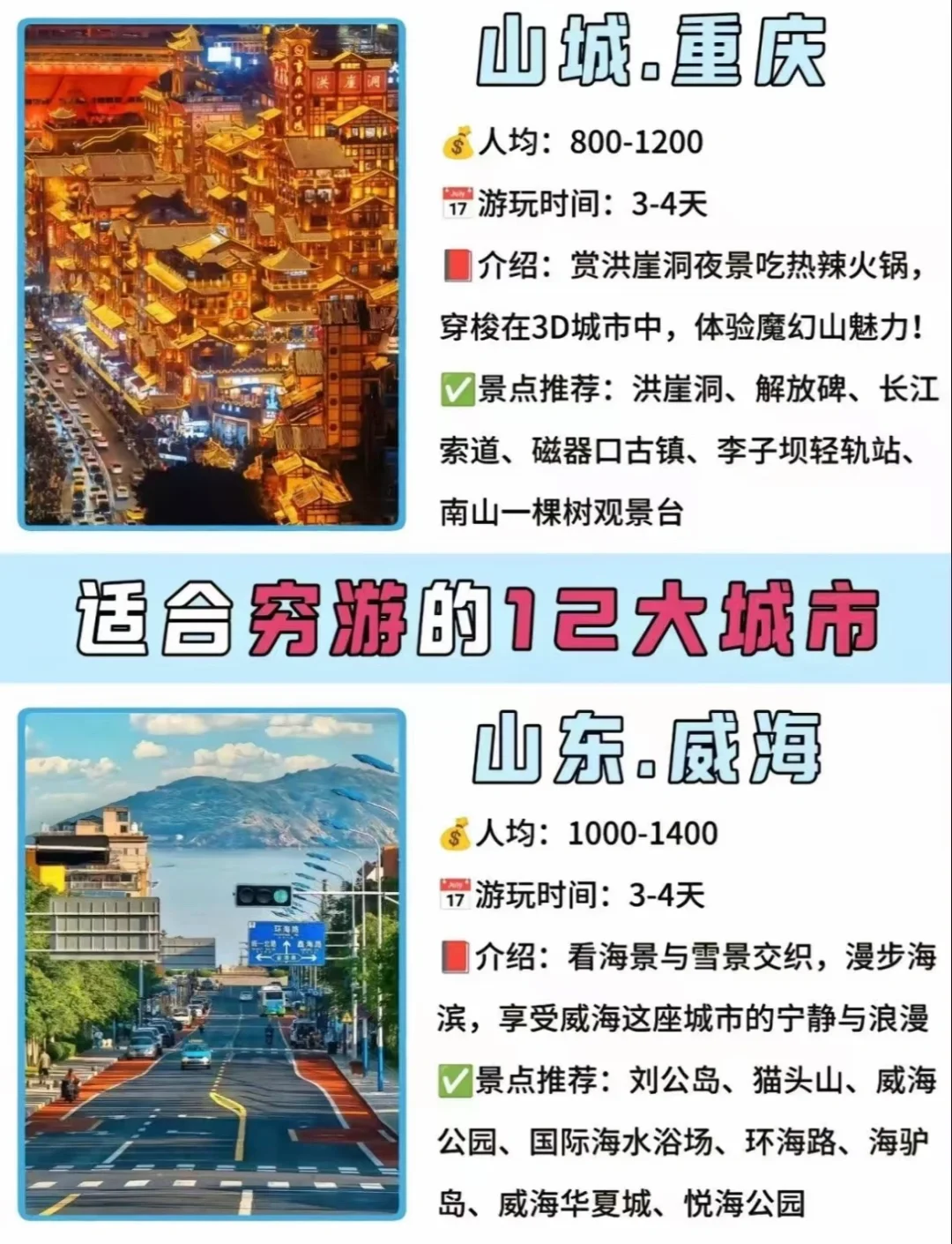 🌸全国旅游打卡地～～