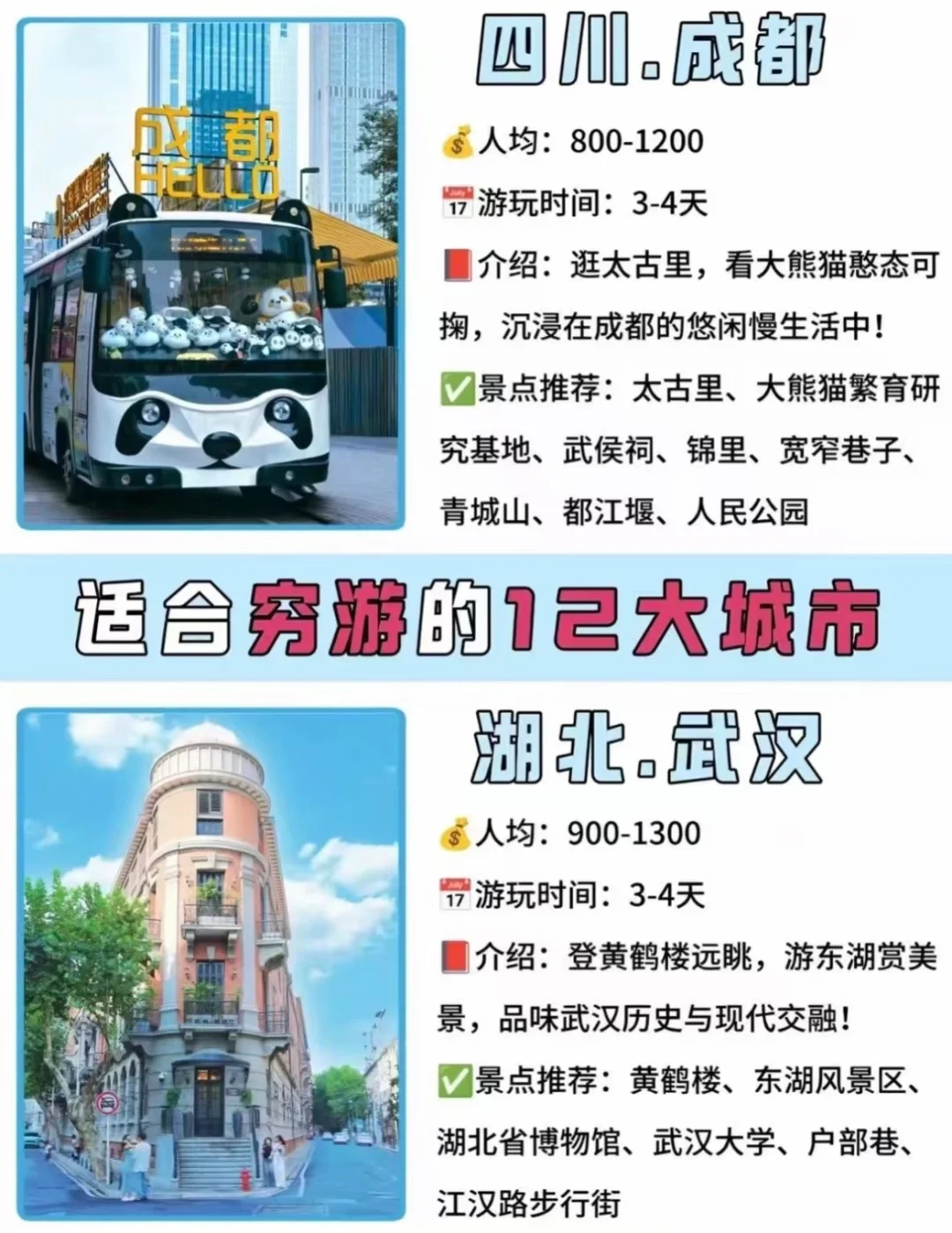 🌸全国旅游打卡地～～