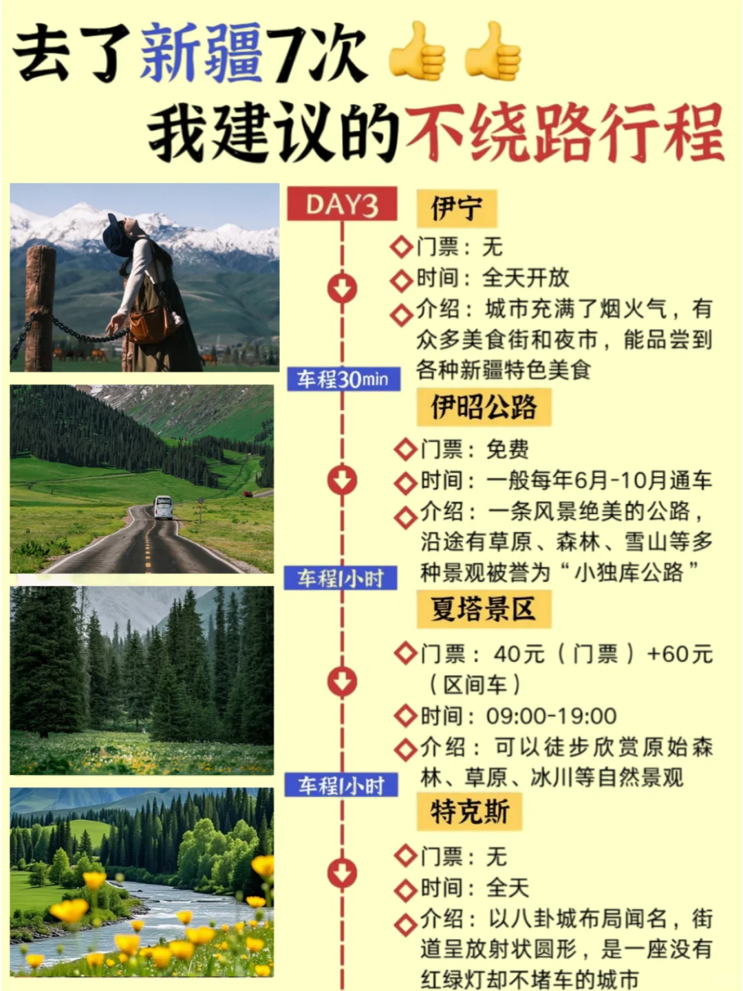 五一去新疆旅游｜6天5晚不费脑天花板级攻略