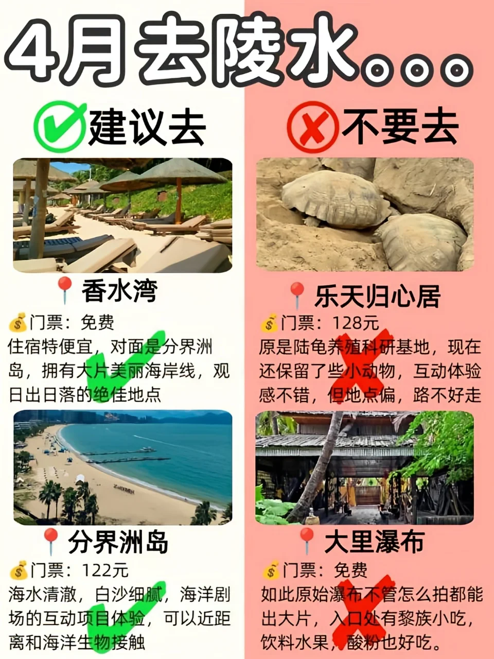 海南陵水旅游套路深📝做好攻略防掉坑❗️