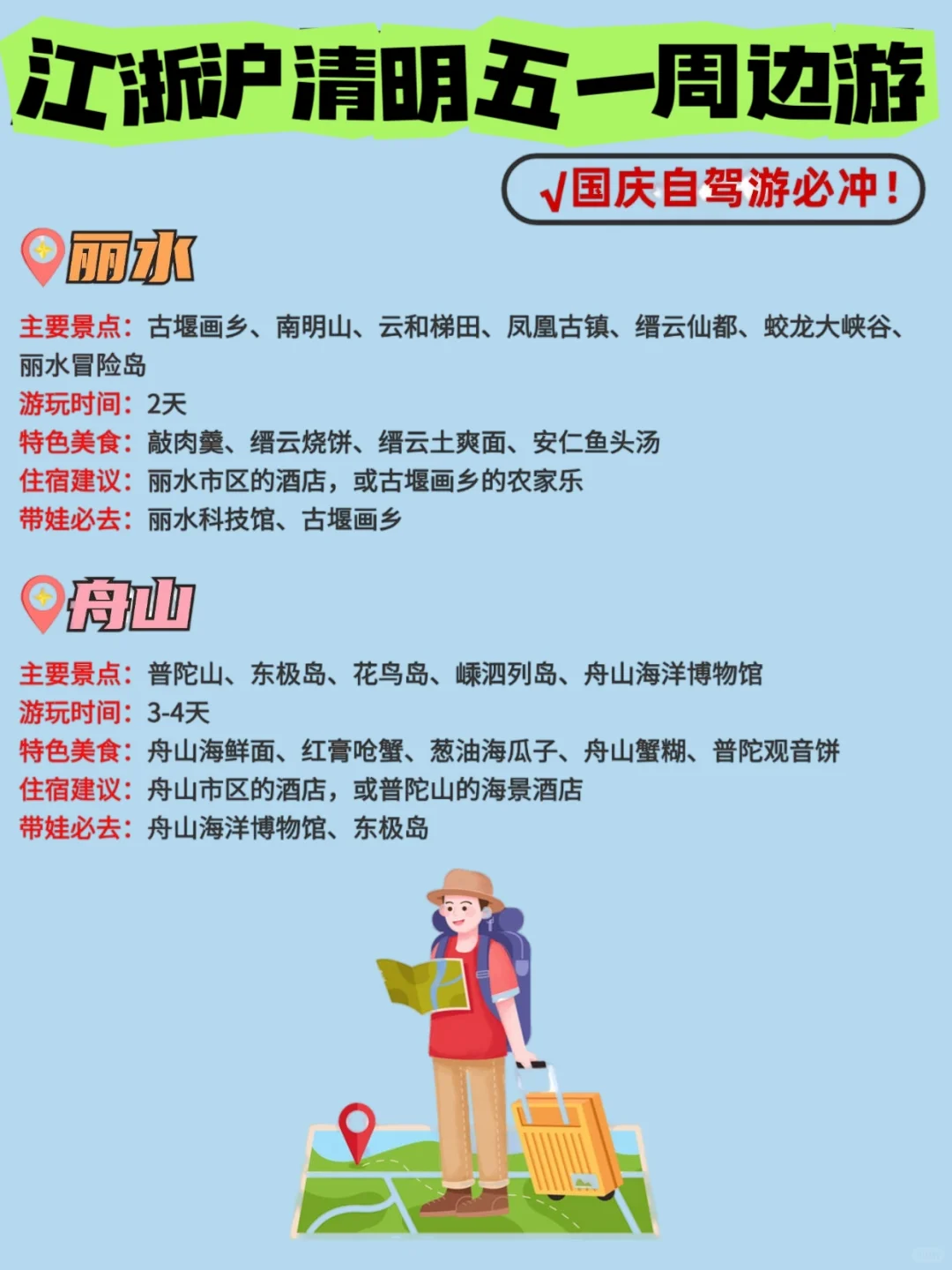 江浙沪旅游景点合集，清明自驾游必冲系列！