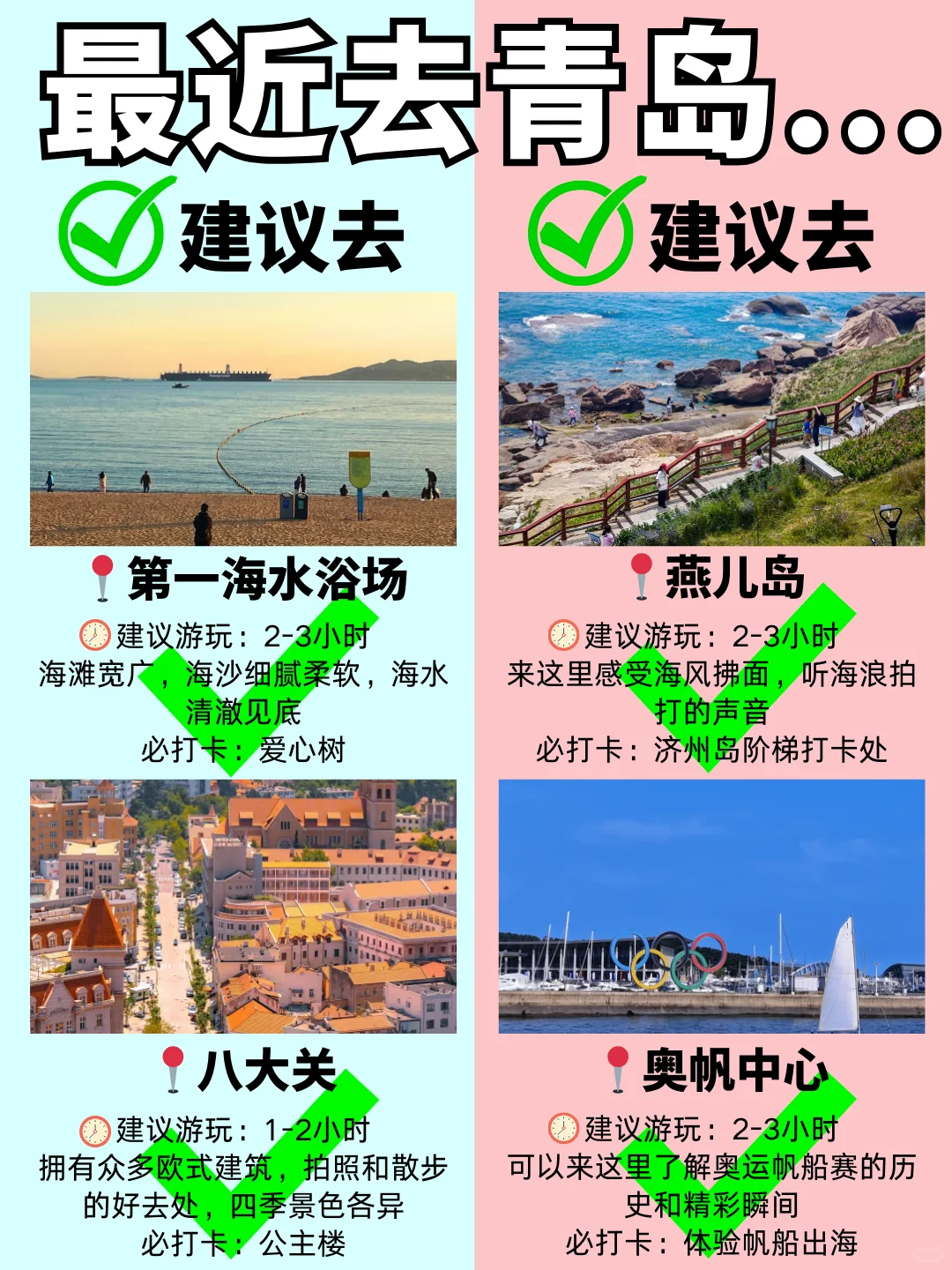 “青岛很一般，没想象中好”他说这话我不信‼