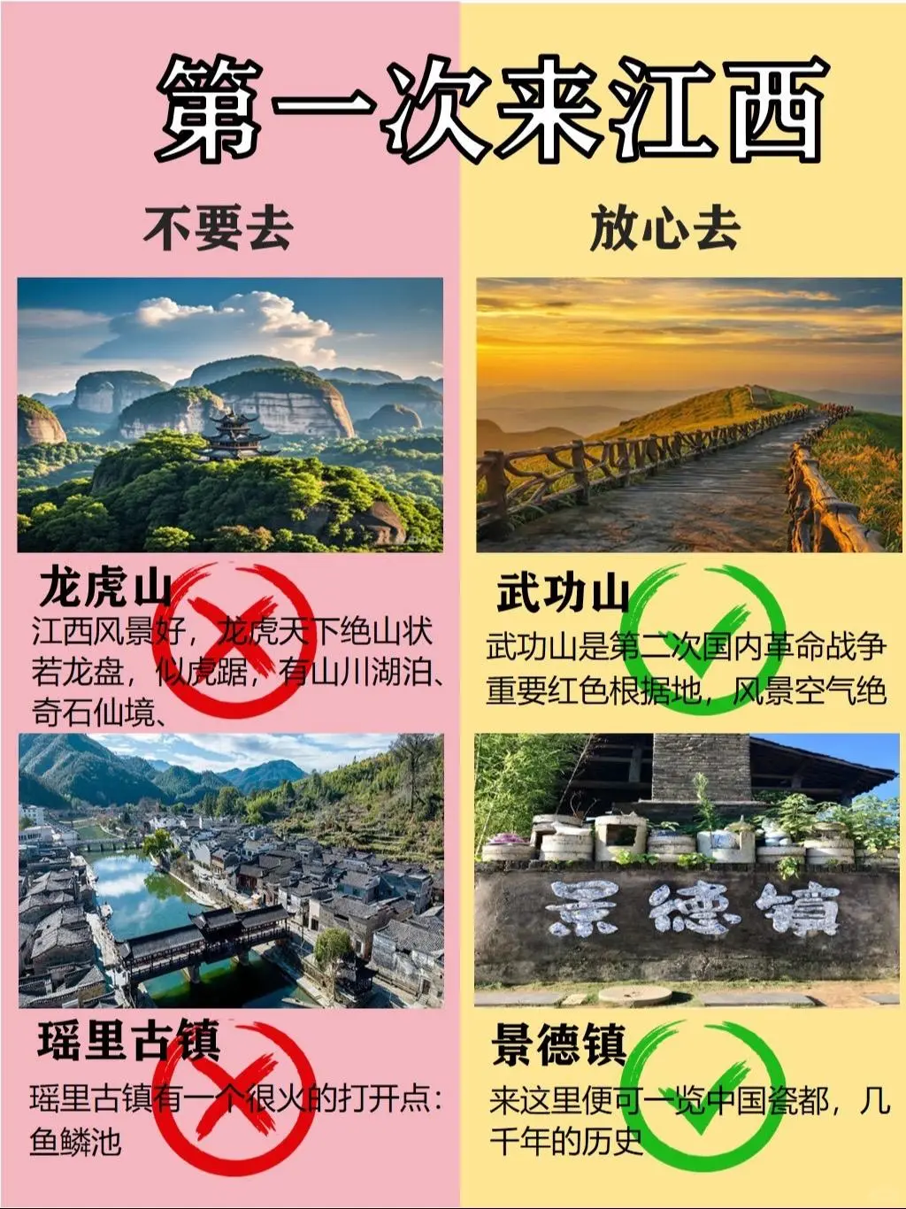 江西旅游宝藏景点推荐=避坑不踩雷