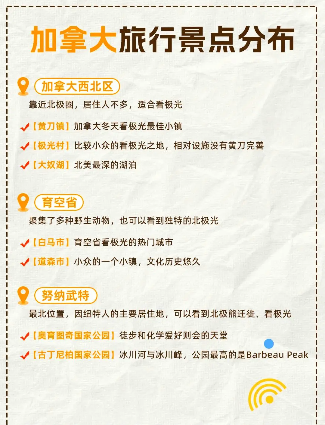 加拿大旅行必去景点全攻略，收藏不踩雷！