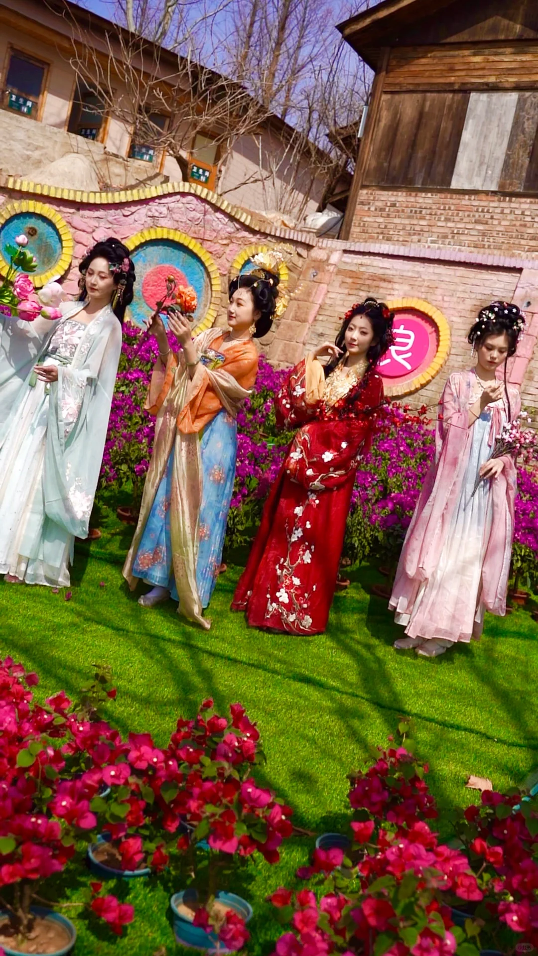 云瀑洞天踏青赏梅，汉服游园，邂逅山水诗意