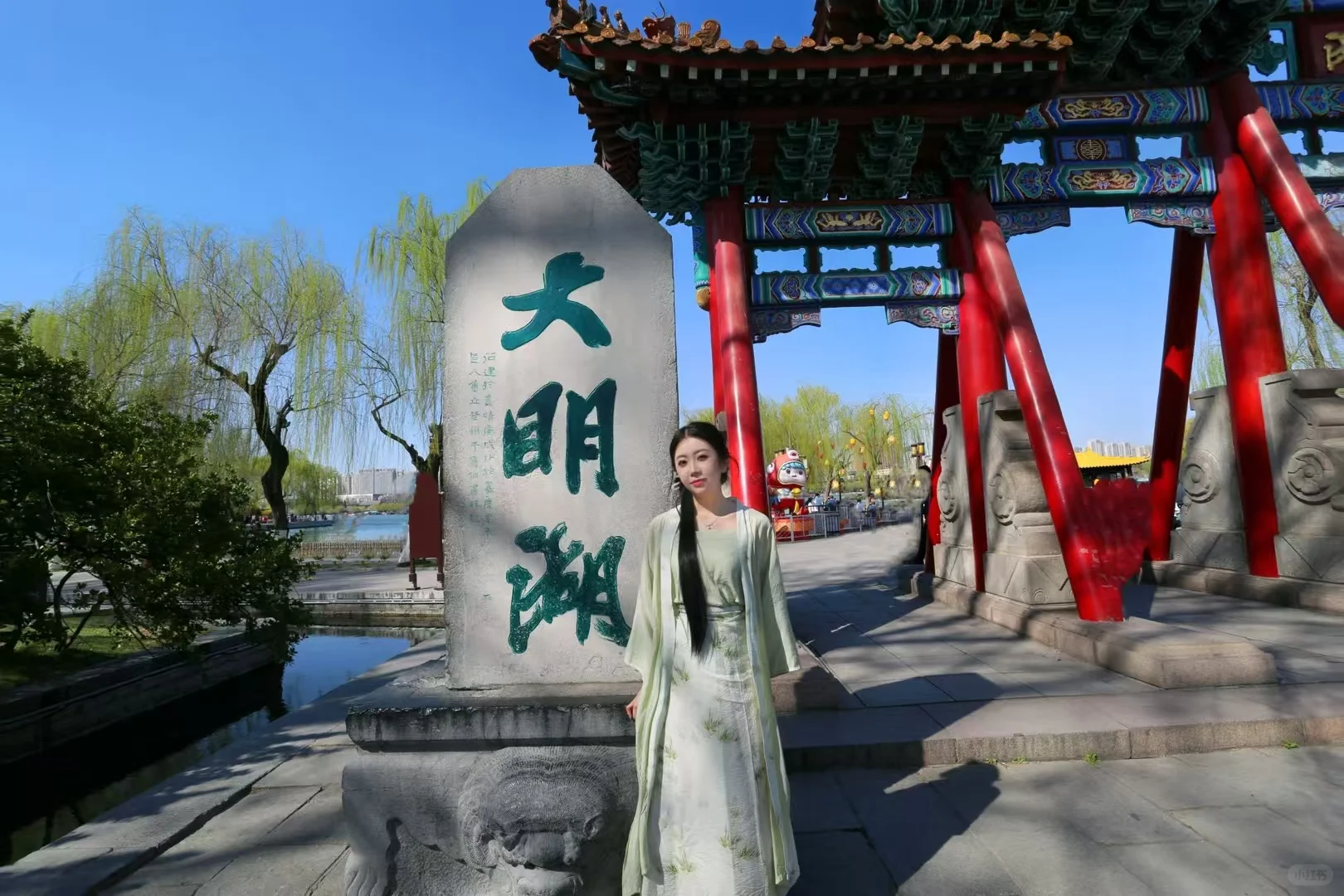 大明湖约拍